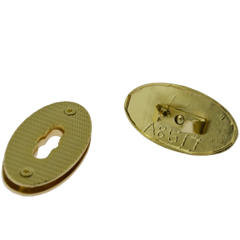 Oval Metal Purse Bag Twist Turn Lock Purse Closure Twist Lock Fasteners - 228