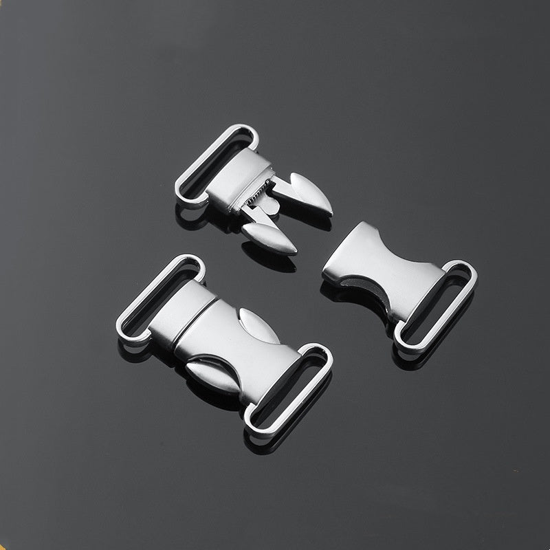Zinc Alloy Gold 10Mm - 38Mm Quick Metal Side Release Buckle-23