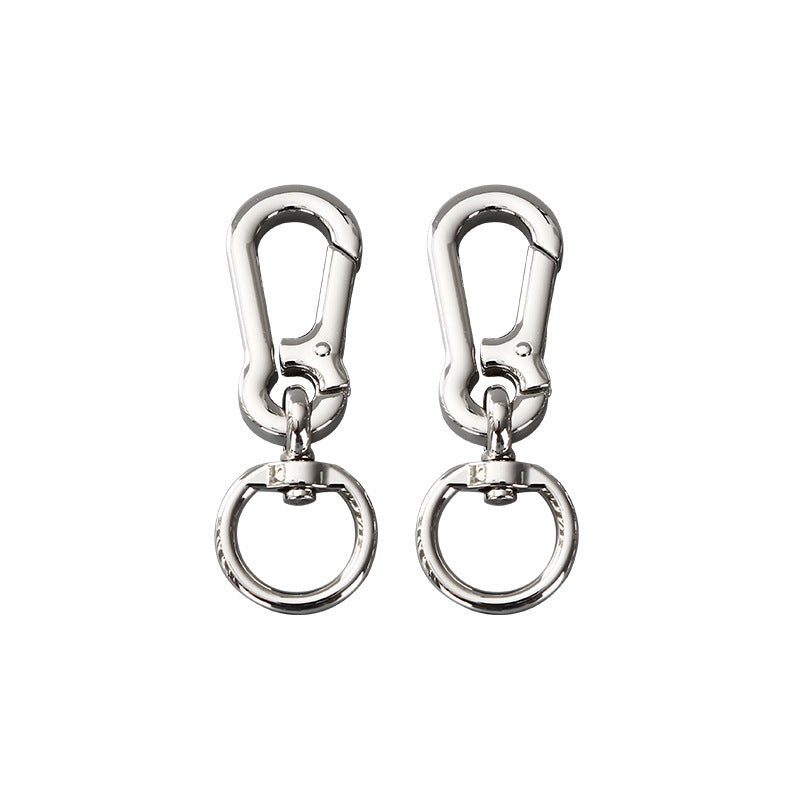 Ready to Ship Lobster Claw Clasp Keychain Holder Metal Carabiner Keychain Snap Hooks-23