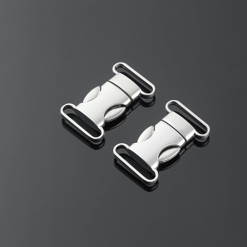 Zinc Alloy Gold 10Mm - 38Mm Quick Metal Side Release Buckle-23