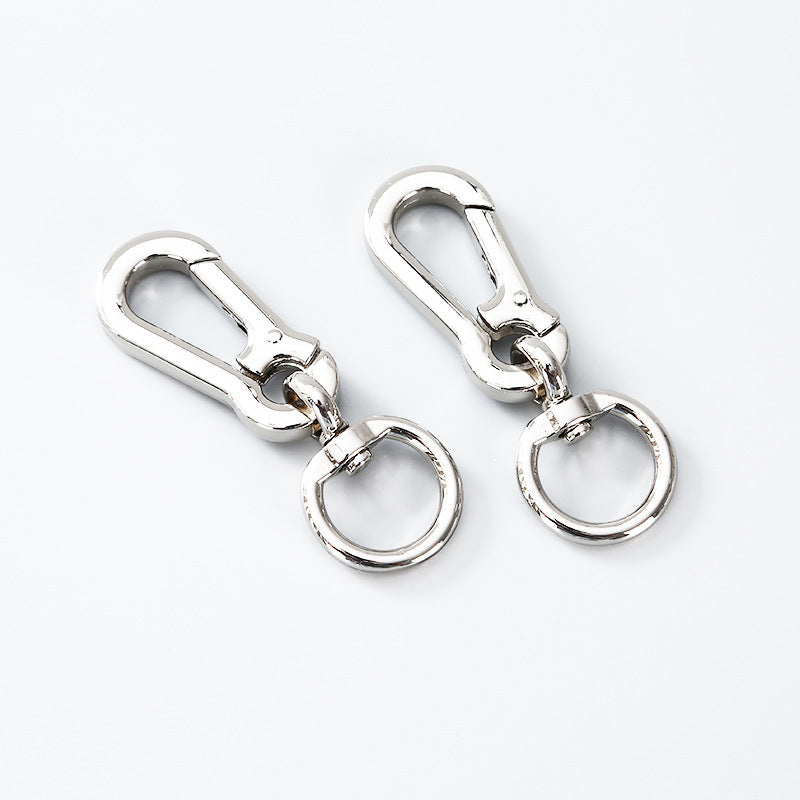 Ready to Ship Lobster Claw Clasp Keychain Holder Metal Carabiner Keychain Snap Hooks-23