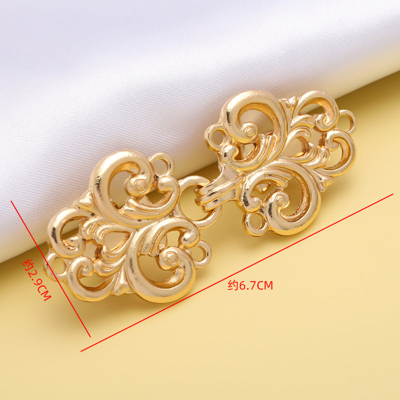 Gold Old Sliver Bronze Shawl Clips Vintage Dress Back Cinch Sweater Clips Dress Shirt Brooch Clips for Women Girls Wearing-230