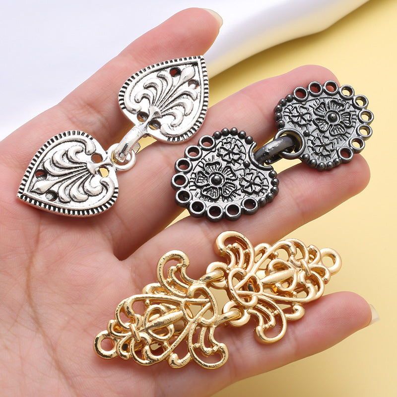 Gold Old Sliver Bronze Shawl Clips Vintage Dress Back Cinch Sweater Clips Dress Shirt Brooch Clips for Women Girls Wearing-230