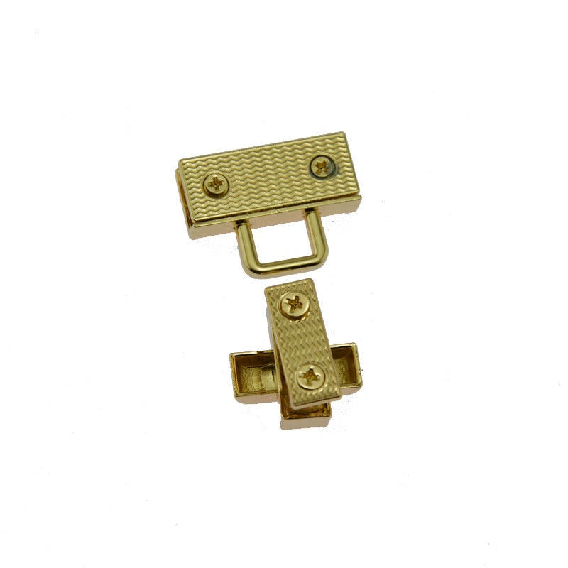 Lihui Wholesale custom Push and Turn Lock Logo Color metal lock bag hardware accessories zinc alloy push lock -230