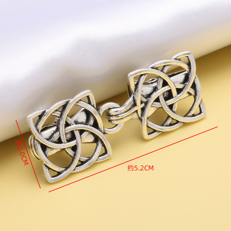Gold Old Sliver Bronze Shawl Clips Vintage Dress Back Cinch Sweater Clips Dress Shirt Brooch Clips for Women Girls Wearing-230