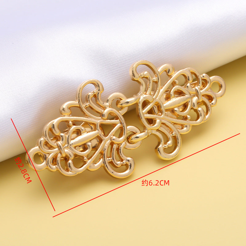 Gold Old Sliver Bronze Shawl Clips Vintage Dress Back Cinch Sweater Clips Dress Shirt Brooch Clips for Women Girls Wearing-230