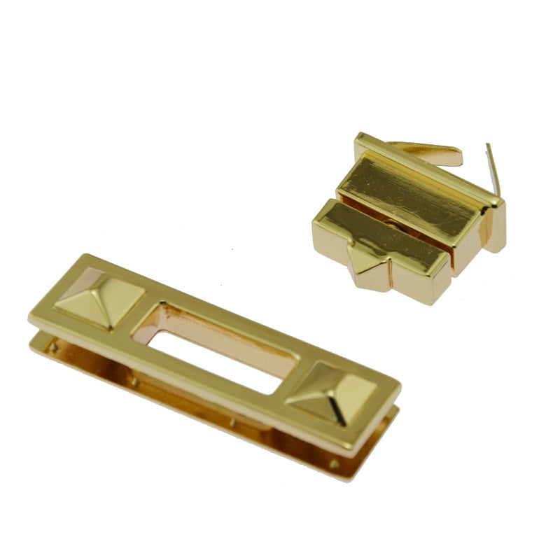 Custom Women Bag Buckle Push And Press Lock Twist Turn Lock Bag Lock Buckle - 232
