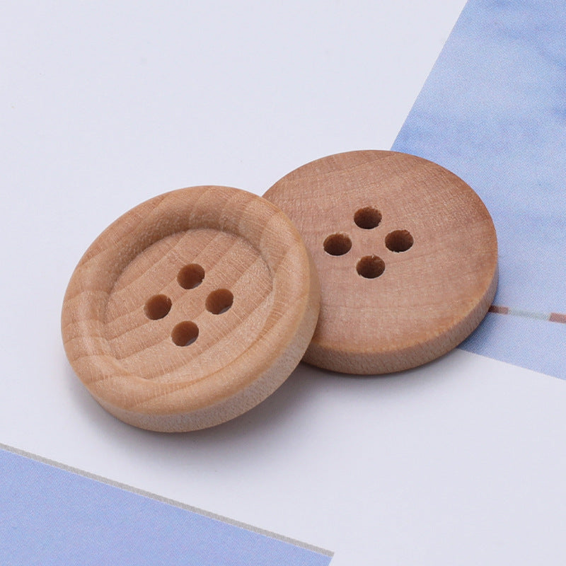 Low MOQ Stock Fancy Sweater Clothing Wooden Buttons for Clothes-232