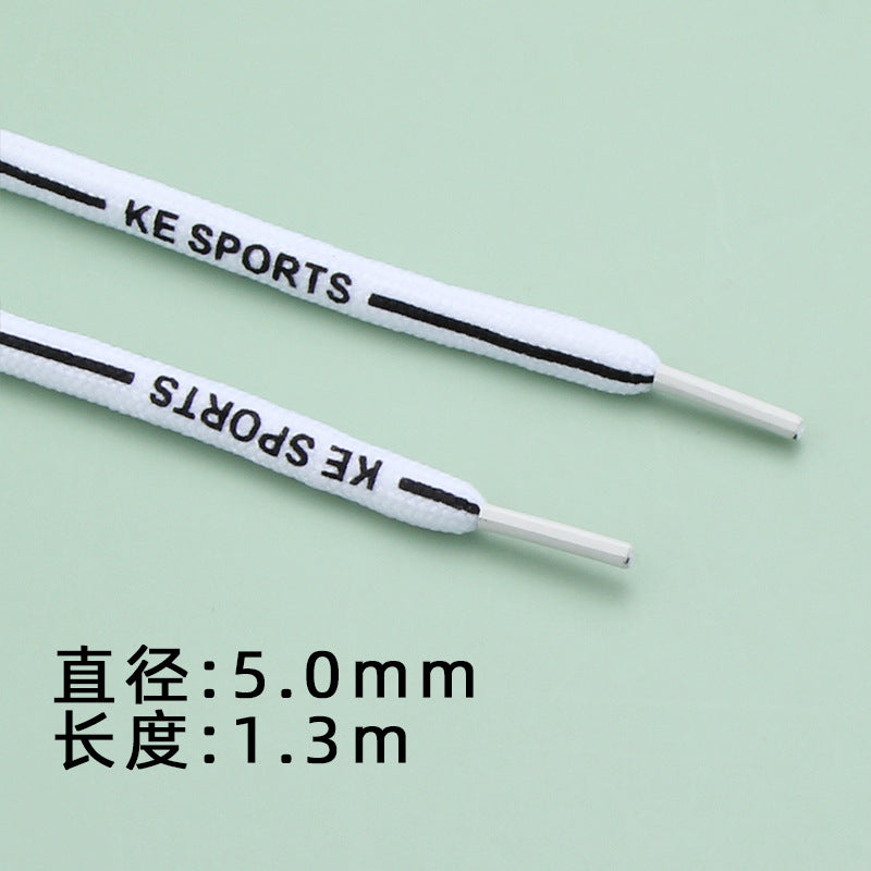 Customized Shoe Lace printed Logo Decoration Sport Shoes Aglet Sneaker laces shoes shoelaces manufacturer-238