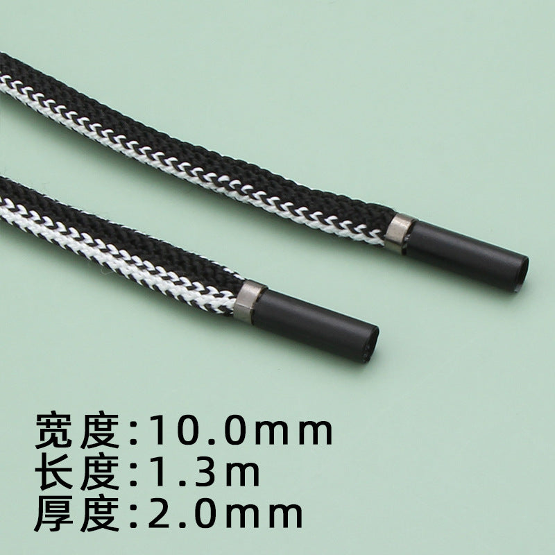 Customized Shoe Lace printed Logo Decoration Sport Shoes Aglet Sneaker laces shoes shoelaces manufacturer-238