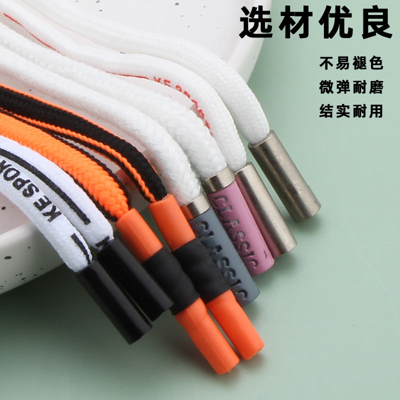 Customized Shoe Lace printed Logo Decoration Sport Shoes Aglet Sneaker laces shoes shoelaces manufacturer-238