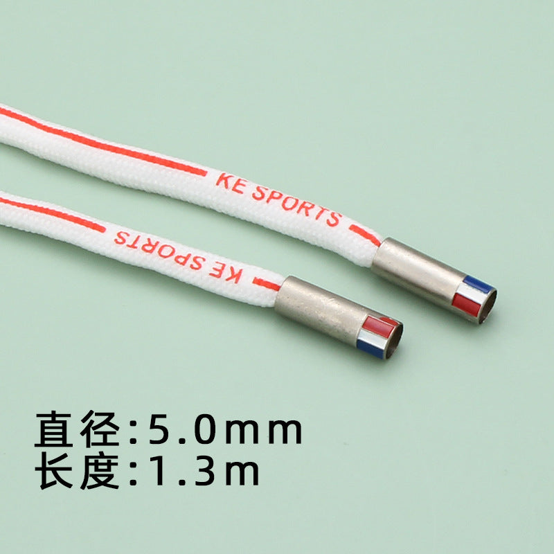 Customized Shoe Lace printed Logo Decoration Sport Shoes Aglet Sneaker laces shoes shoelaces manufacturer-238