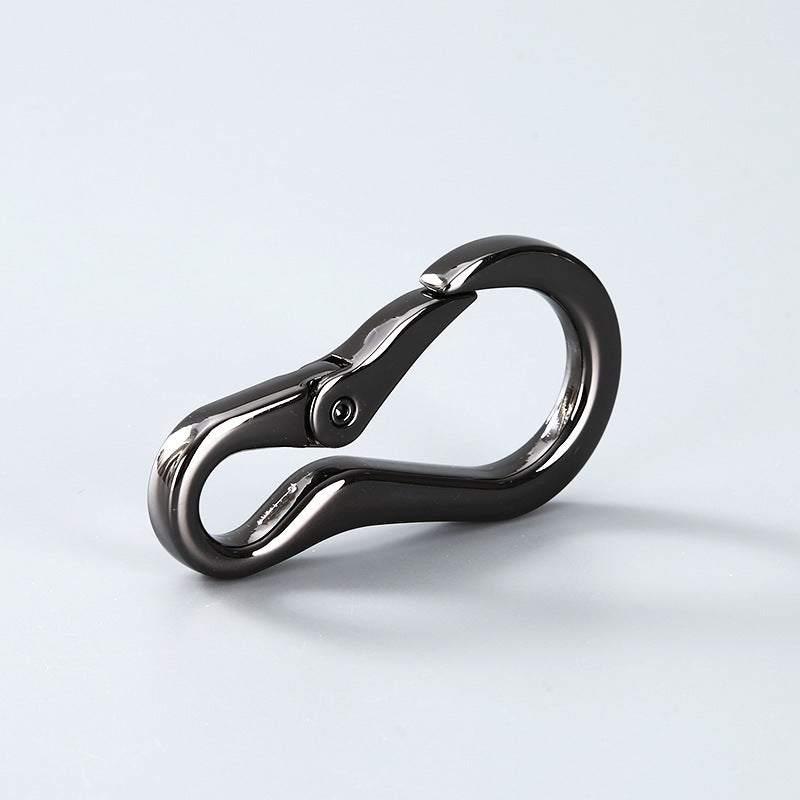 Zinc alloy multifunctional mountaineering buckle 8-shaped gourd spring keychain outdoor sports card hook-24