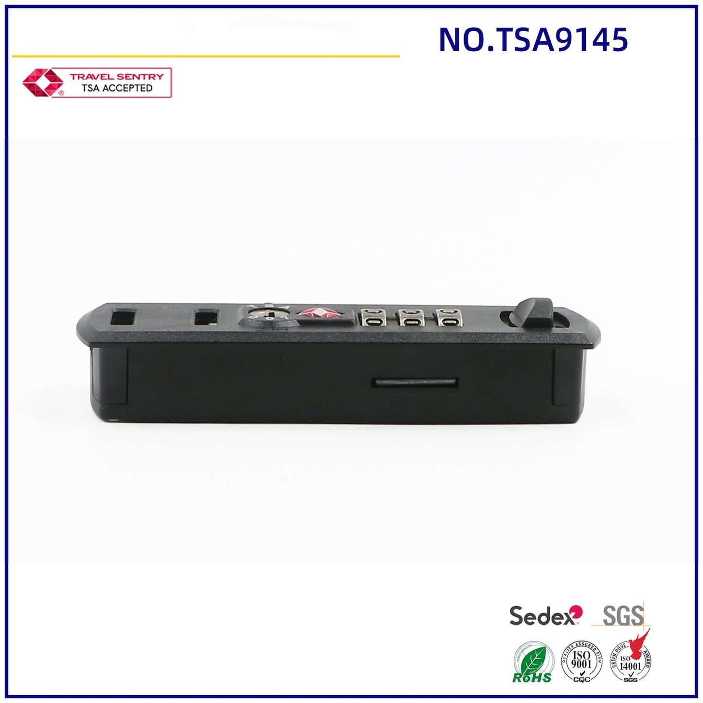 wholesale plastic 3 digit combination TSA lock for travel luggage accessory in good price safe parts luggage lock-24