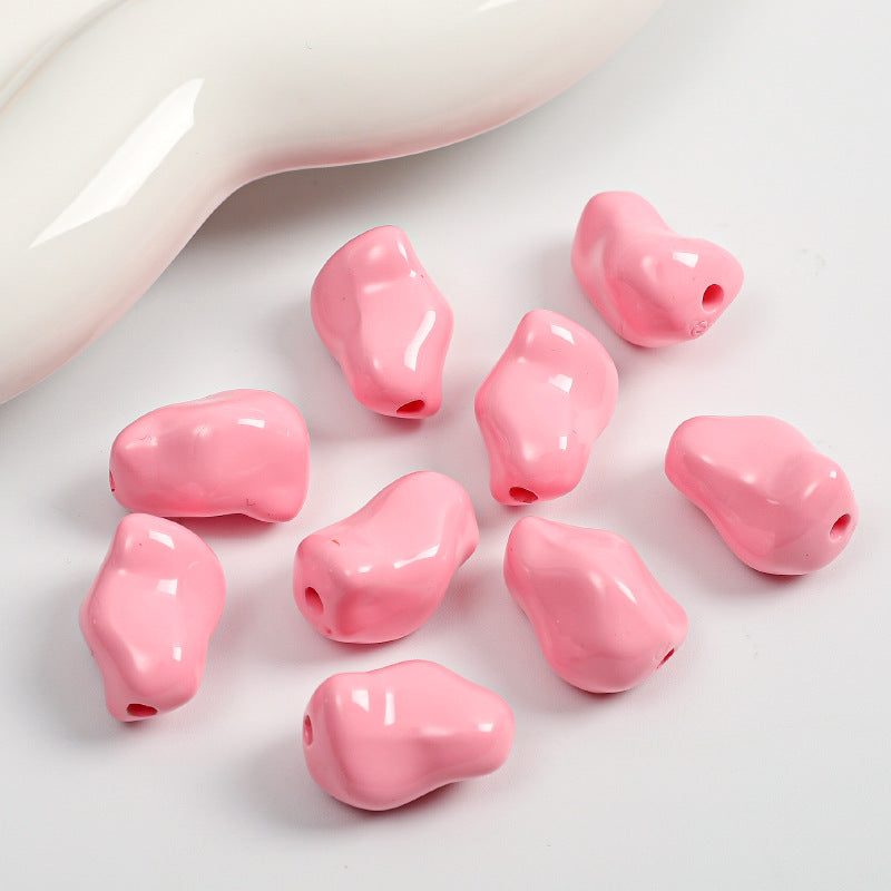 20*13mm Wholesale Jade Color Teardrop Glass Beads Charms Agate Gemstone Crystal Drop Beads for Jewelry Making DIY Crafts -24