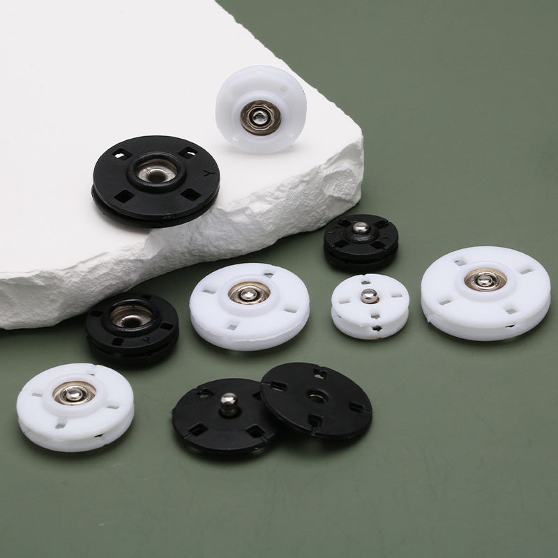 Hidden Child Coat Coat Down Cloth Button Snaps Nylon Metal Buttons-241