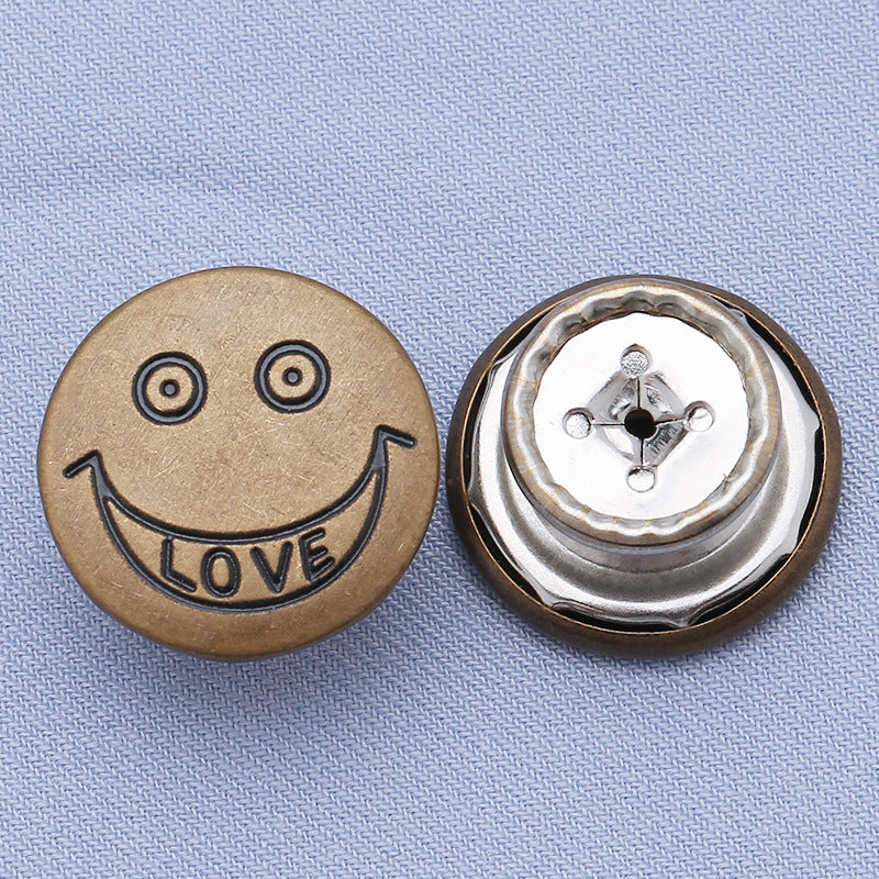 Custom logo snap buttons,metal jeans button for jeans jackets-244