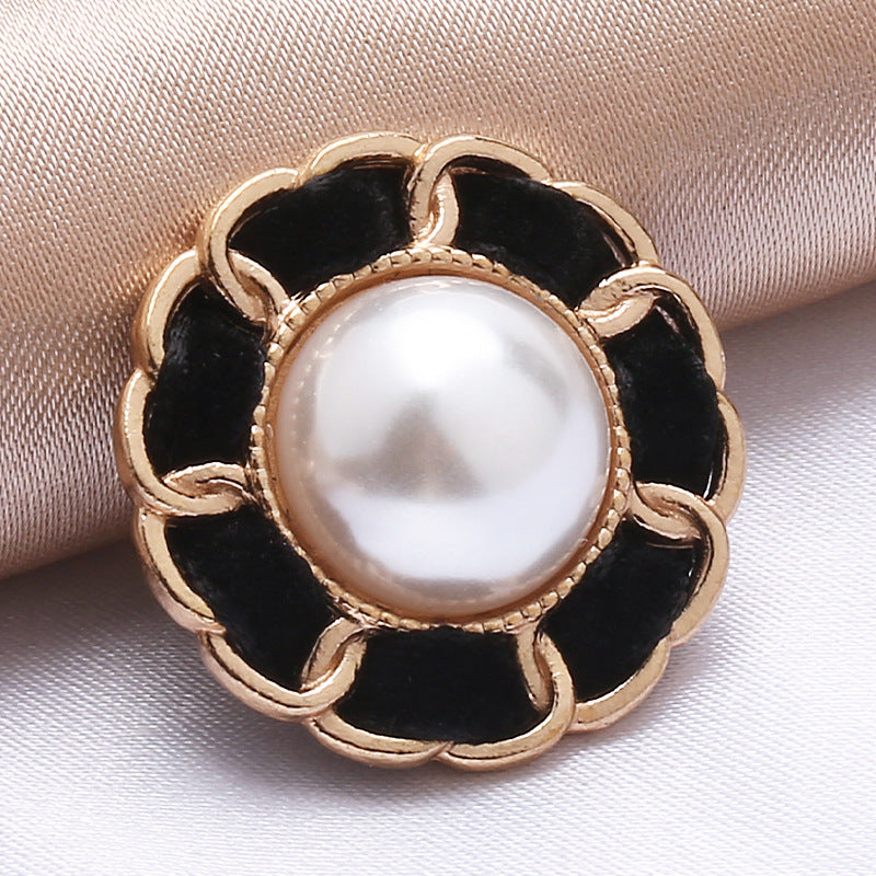 Fashion Flower Pattern Decorative Garment Buttons Accessories With Sewing Shank Rhinestone Fancy Buttons for Ladies-237