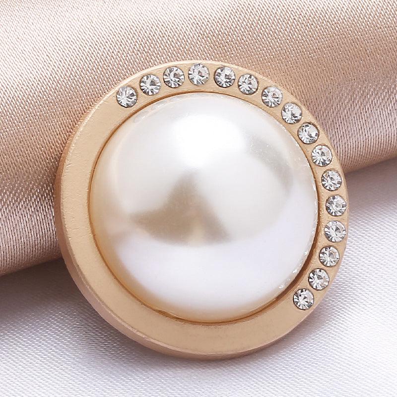 Fashion Flower Pattern Decorative Garment Buttons Accessories With Sewing Shank Rhinestone Fancy Buttons for Ladies-237