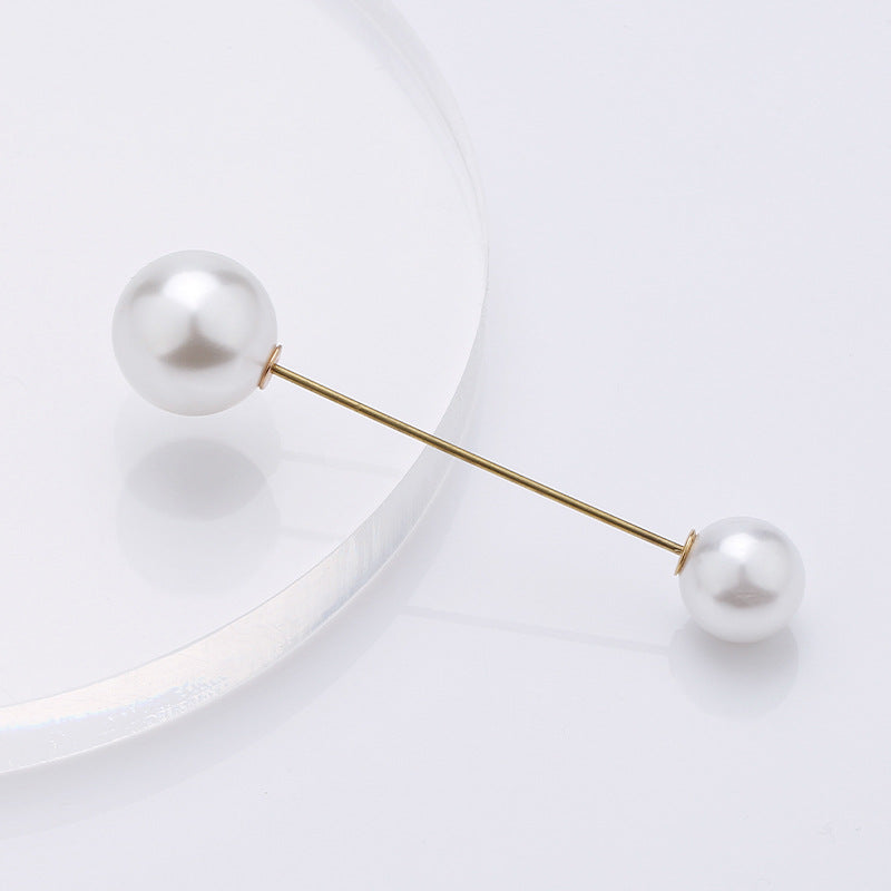 Pearl Brooch Cardigan Skirt Collar Decoration Brooch Fashion Jewelry Accessories-25