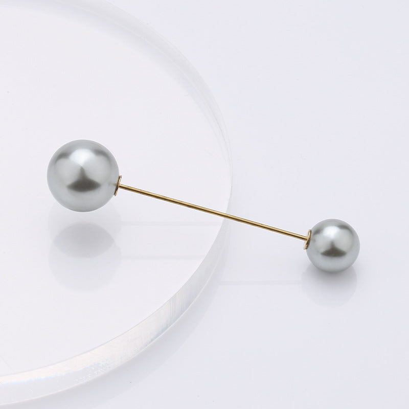 Pearl Brooch Cardigan Skirt Collar Decoration Brooch Fashion Jewelry Accessories-25