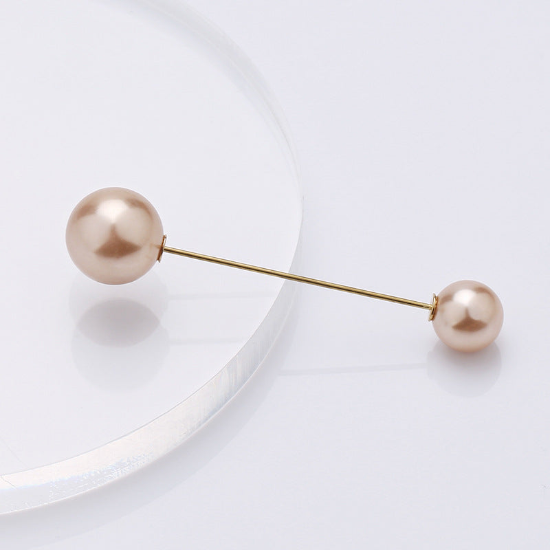 Pearl Brooch Cardigan Skirt Collar Decoration Brooch Fashion Jewelry Accessories-25