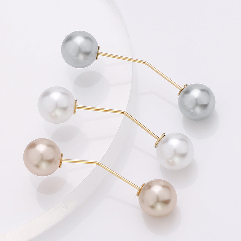 Pearl Brooch Cardigan Skirt Collar Decoration Brooch Fashion Jewelry Accessories-25
