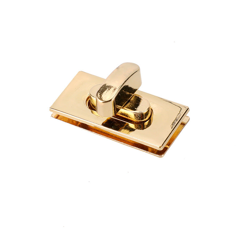 Simple Style Custom Logo High Quality Hardware Accessories Alloy Metal Bag Clasp Press Turn Twist Lock For Handbag For Women Bag-25