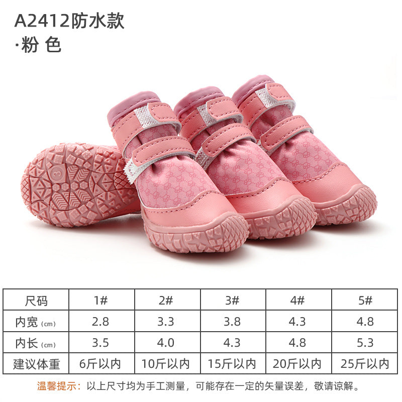 High-End Custom Sneaker Adjustable Durable Air Mesh Surface Small Medium Large Dog Outdoor Running Hiking Boot Dogs Puppy Shoes-2