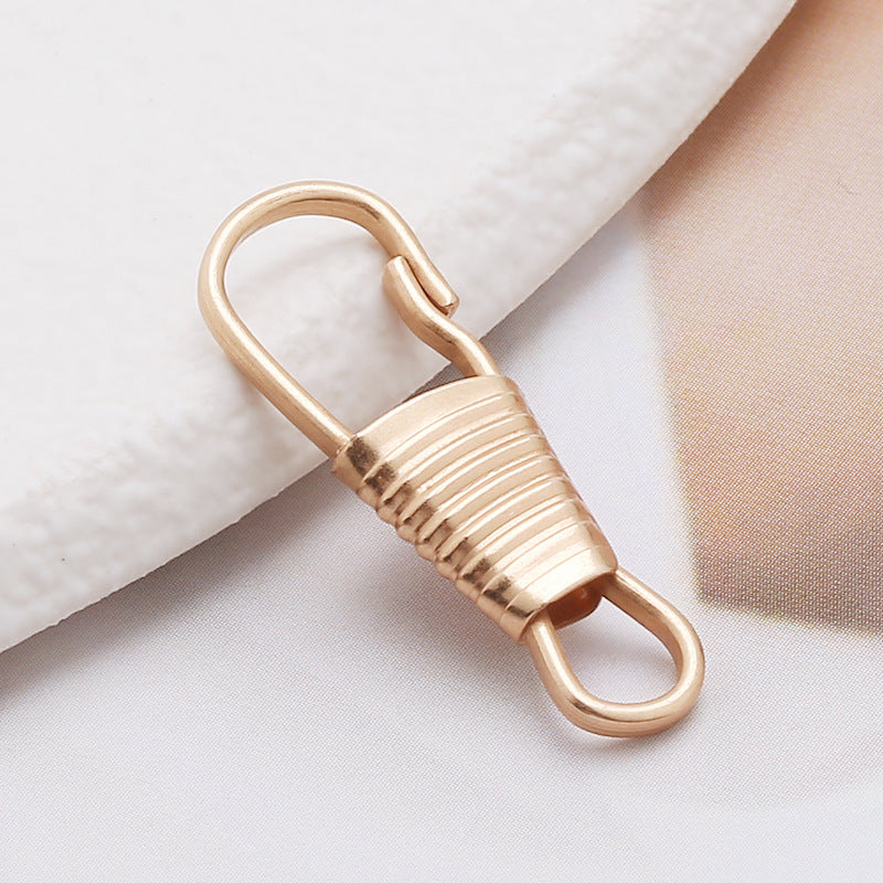 Alloy zipper head puller removable replacement bag universal puller drop buckle Clothes puller connection buckle-253