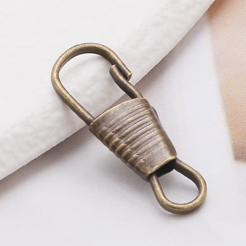 Alloy zipper head puller removable replacement bag universal puller drop buckle Clothes puller connection buckle-253