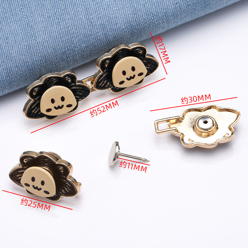 hot sale Waist Buckle Extender Set, Jeans Nail Free Waist Extender Perfect Fit Instant Button for Pants-255