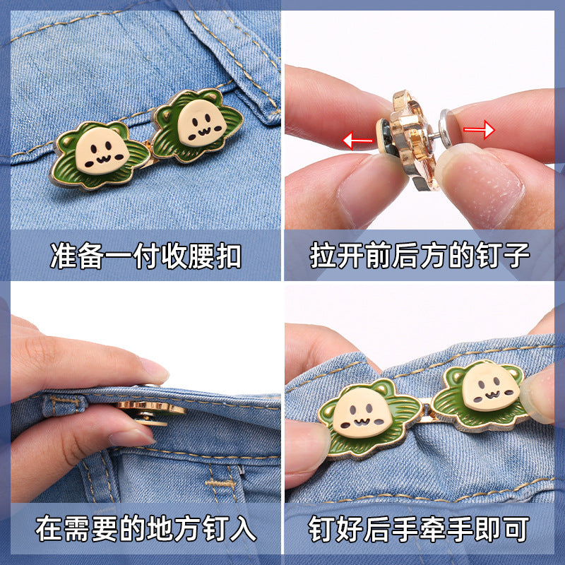 hot sale Waist Buckle Extender Set, Jeans Nail Free Waist Extender Perfect Fit Instant Button for Pants-255
