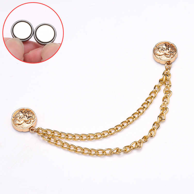 Wholesale Price Magnetic Hijab With Link Custom Logo Hijab Magnet Strong Brooch Fixed Buckle Anti-ExposureShawl Brooch For Woman-26