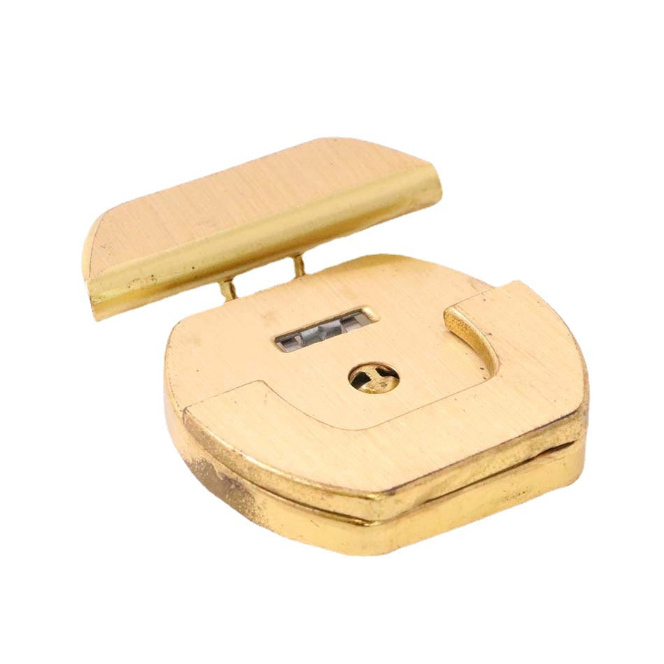 Fashion Jewelry Box Hardware Metal Bag Hardware Bag Accessories push Lock Fasteners Metal Bag Lock For Handbag-