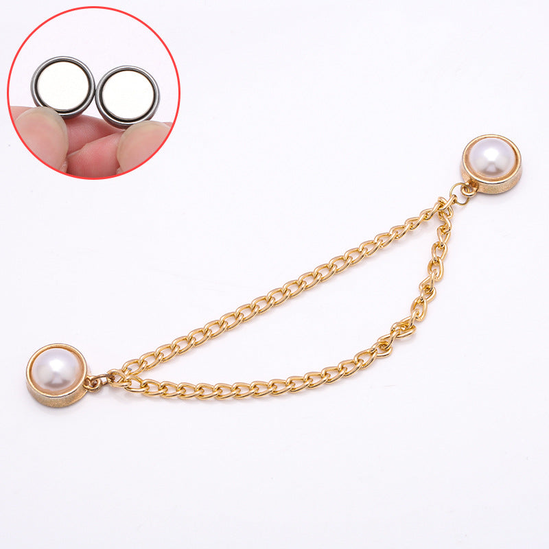 Wholesale Price Magnetic Hijab With Link Custom Logo Hijab Magnet Strong Brooch Fixed Buckle Anti-ExposureShawl Brooch For Woman-26