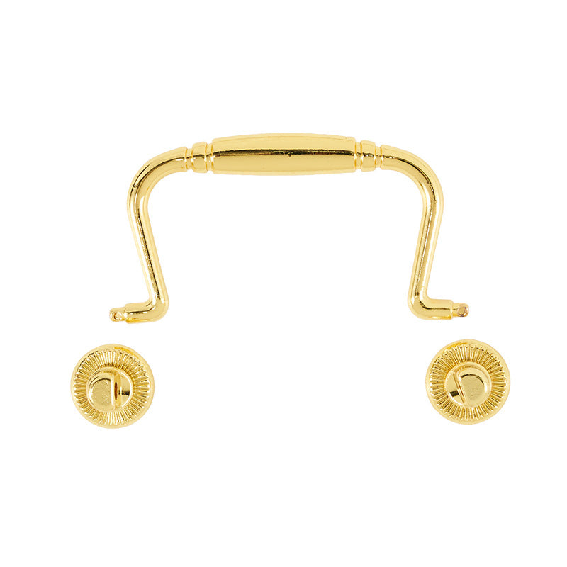 gold color alloy metal wooden jewelry box handle-26