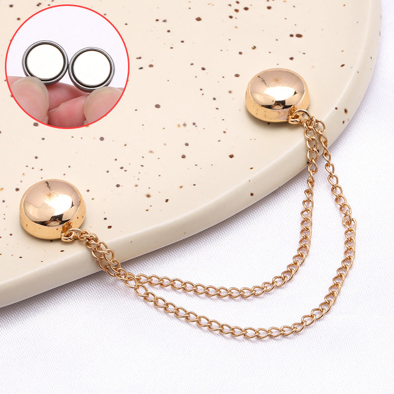 Wholesale Price Magnetic Hijab With Link Custom Logo Hijab Magnet Strong Brooch Fixed Buckle Anti-ExposureShawl Brooch For Woman-26
