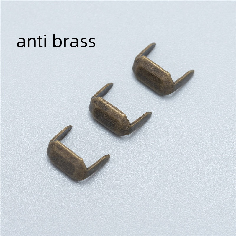 8mm High Quality for leather Metal solid brass fastening nail-26