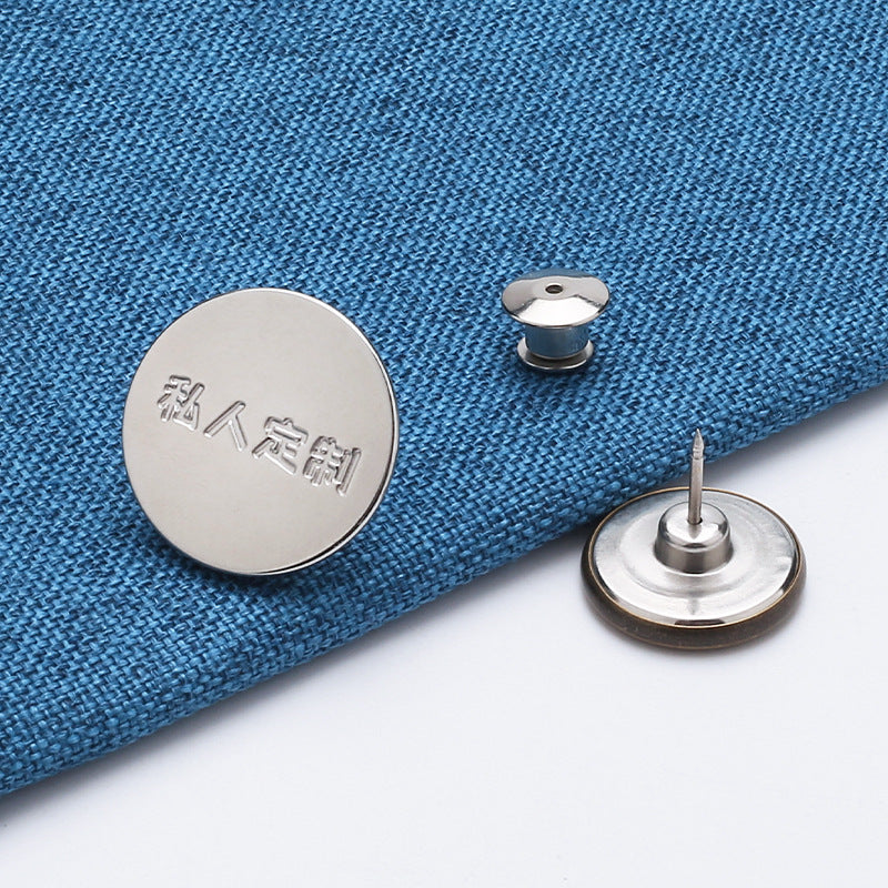 New design custom logo zinc alloy metal snap button,four parts snap-261