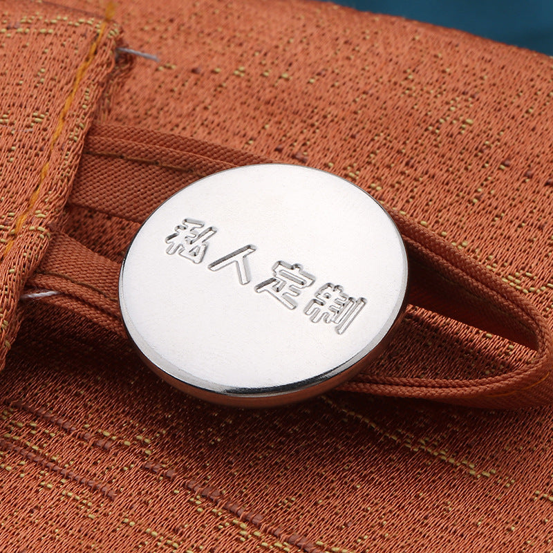 New design custom logo zinc alloy metal snap button,four parts snap-261