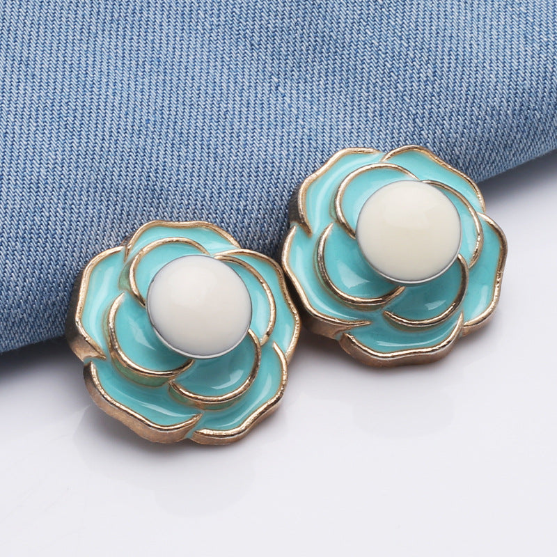 Wholesale Hot Selling No Sewing Flower Required Detachable Adjustable Jean Button Pins For Jean Diy-263