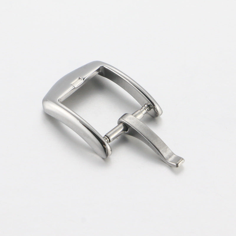 Stainless Steel Watch Buckle 16mm 18mm 20mm 22mm 24mm PVD Black Silver Rose Gold For iwc Leather Watch Band Buckle Clasp-27