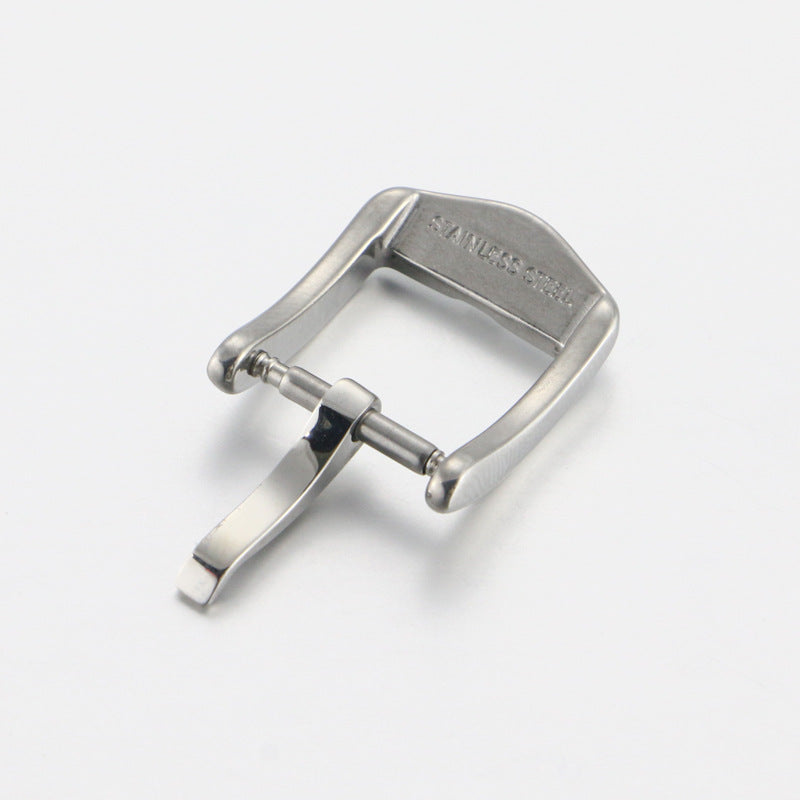 Stainless Steel Watch Buckle 16mm 18mm 20mm 22mm 24mm PVD Black Silver Rose Gold For iwc Leather Watch Band Buckle Clasp-27