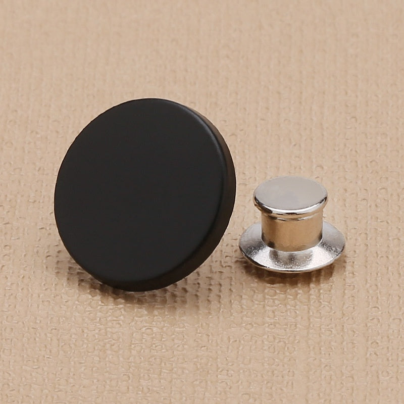 Golden Embossed denim Jeans Knot coat Metal Flat back Buttons Tack Metal Buttons-273