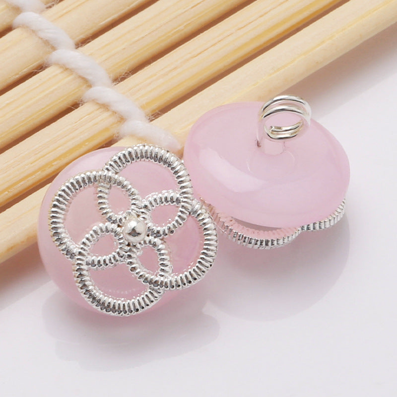 In Stock Wholesale Chinese style Shank Button Metal Buttons for Clothes-276