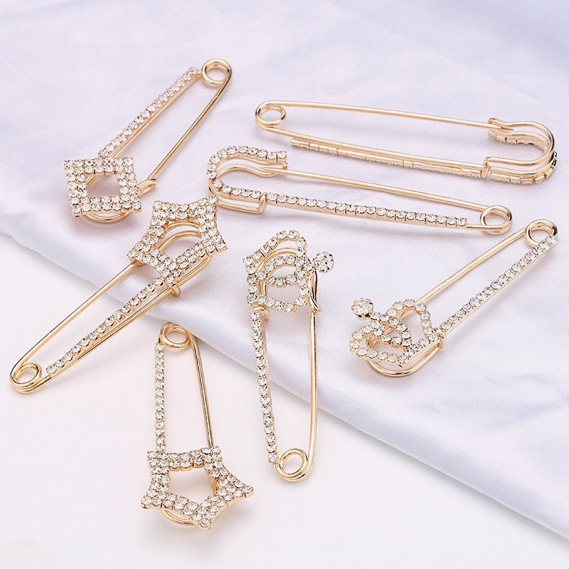 High Quality New Design Custom Beautiful Fashion Brooches Set and Pins Women Handmade-278