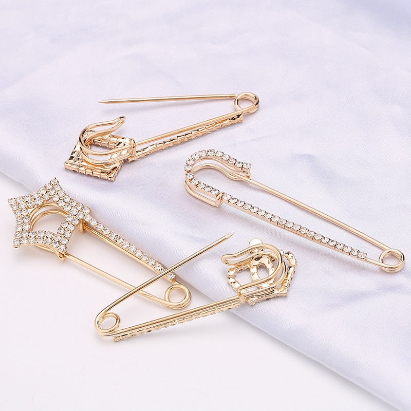 High Quality New Design Custom Beautiful Fashion Brooches Set and Pins Women Handmade-278