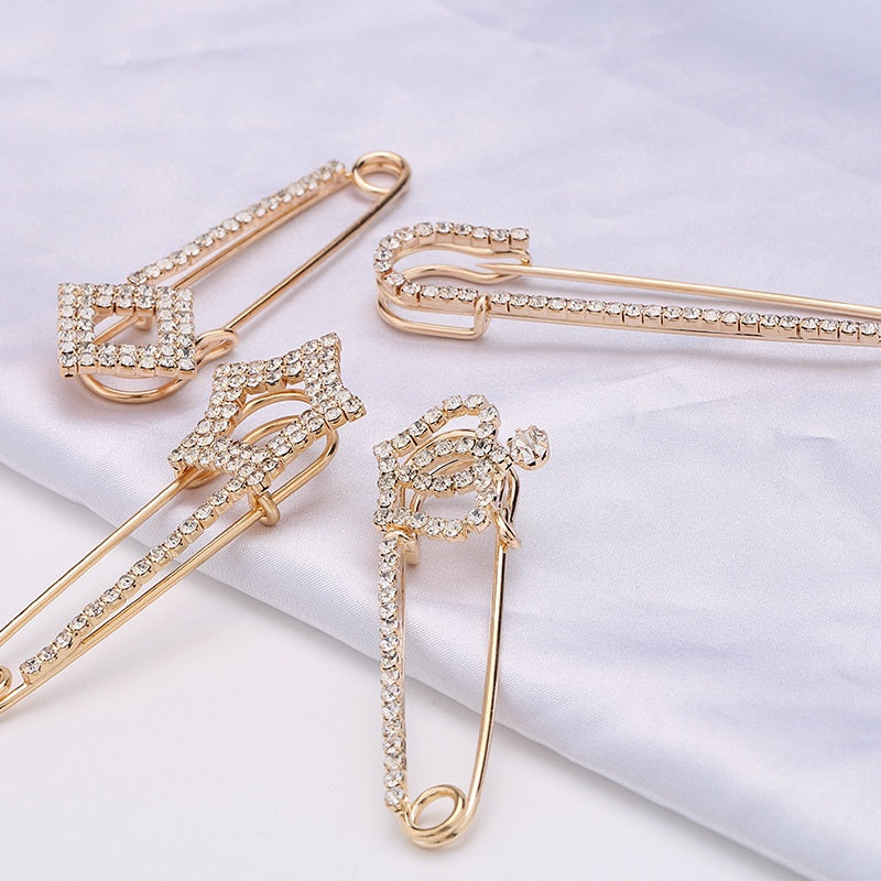 High Quality New Design Custom Beautiful Fashion Brooches Set and Pins Women Handmade-278