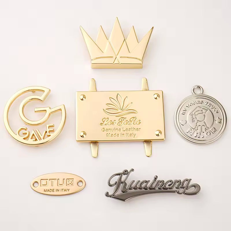 Zinc Alloy Engraved Metal Bag Tag Customized Bags Metal Logo Label Custom Metal Logo For Handbags-28